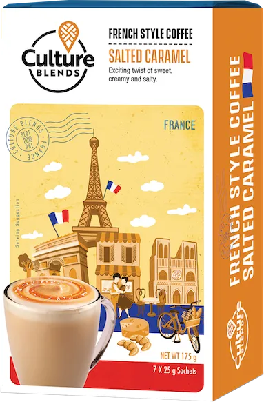French Style Salted Caramel 7 Sachets per Box
