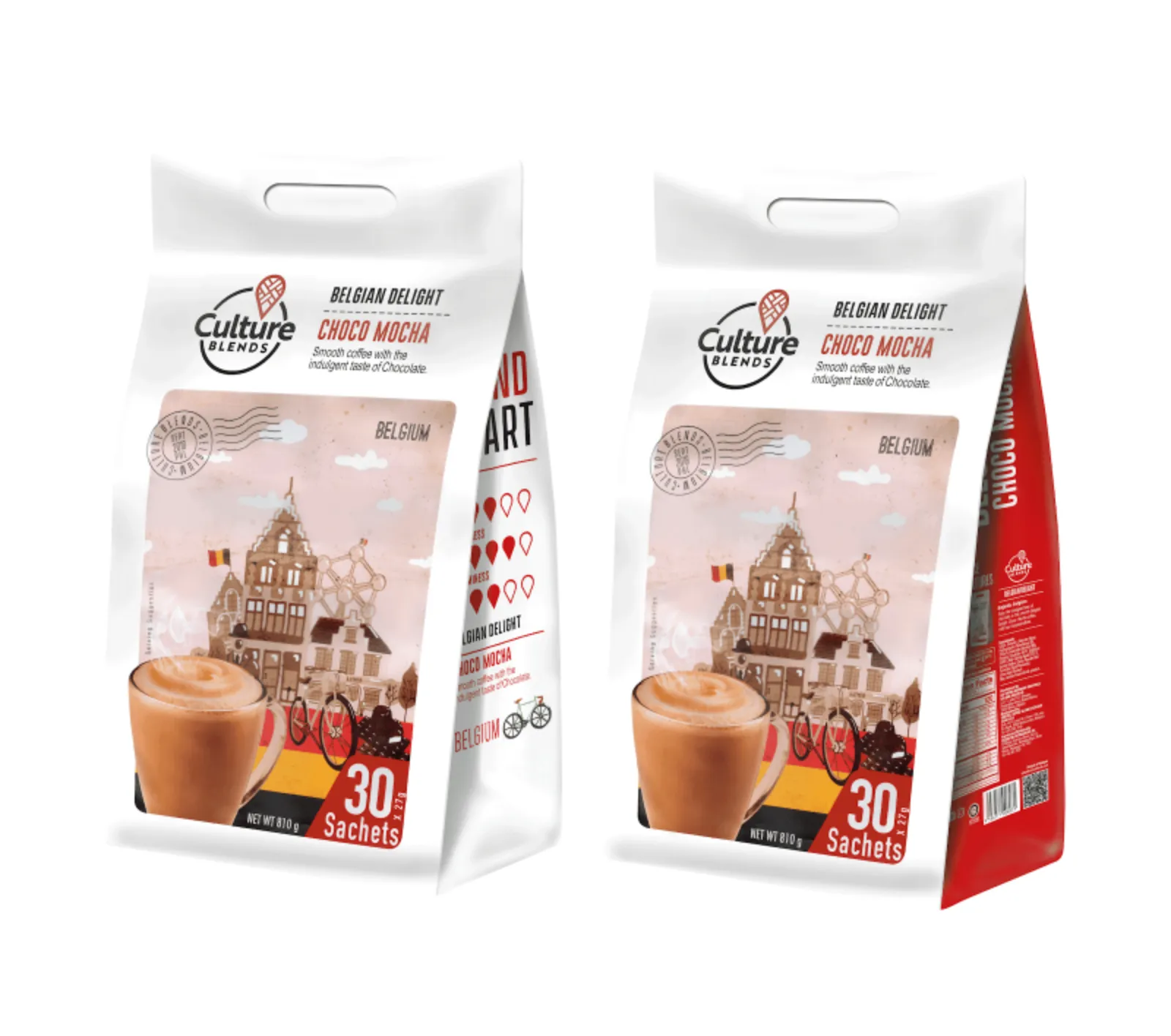 Belgian Delight Choco Mocha 30 Sachets per Bag