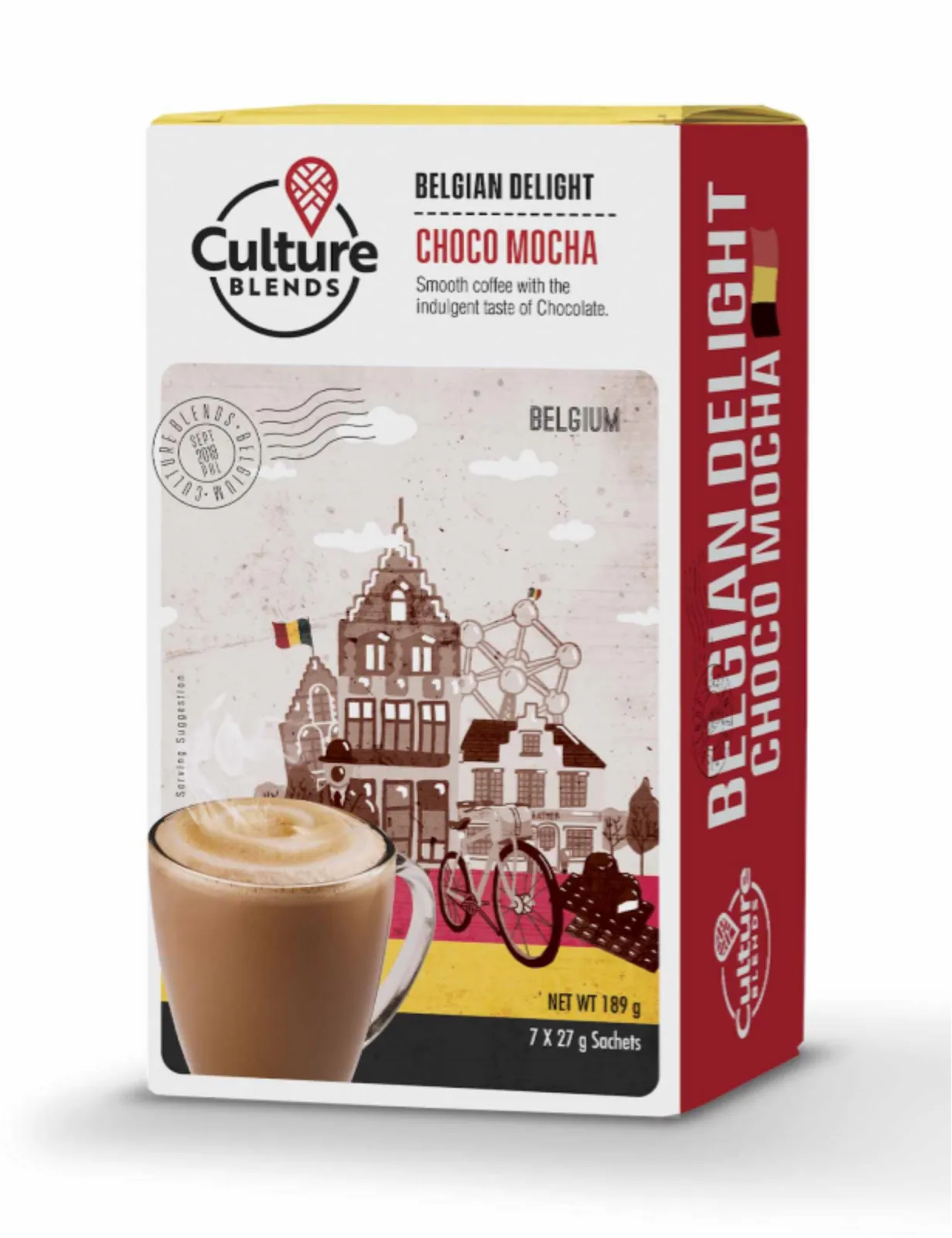 Belgian Delight Choco Mocha 7 Sachets per Box