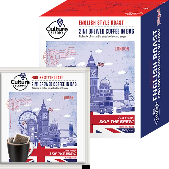 English Creamy 3-in-1 Instant Brewed 10 Sachets per Box